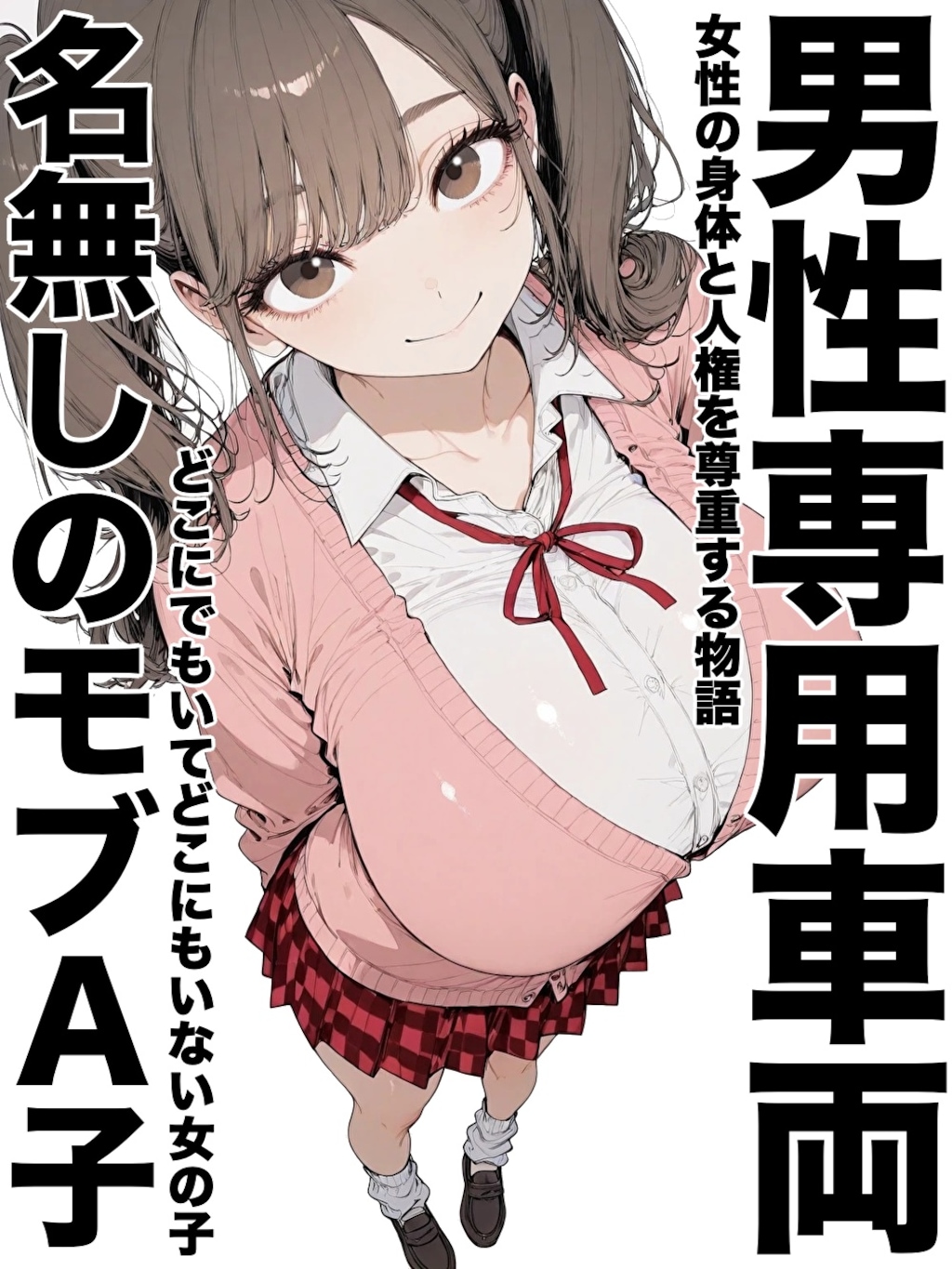 キャラクター紹介「名無しのモブA子（制服）」