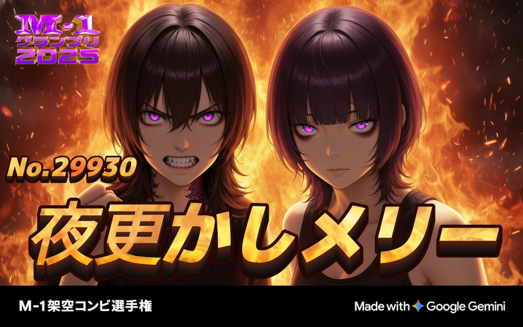 M-1架空コンビ選手権に5組出場