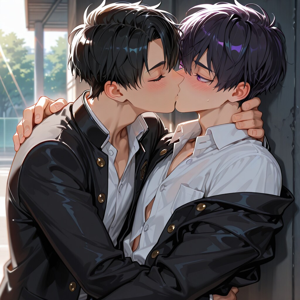 秘密の場所で秘密のKiss