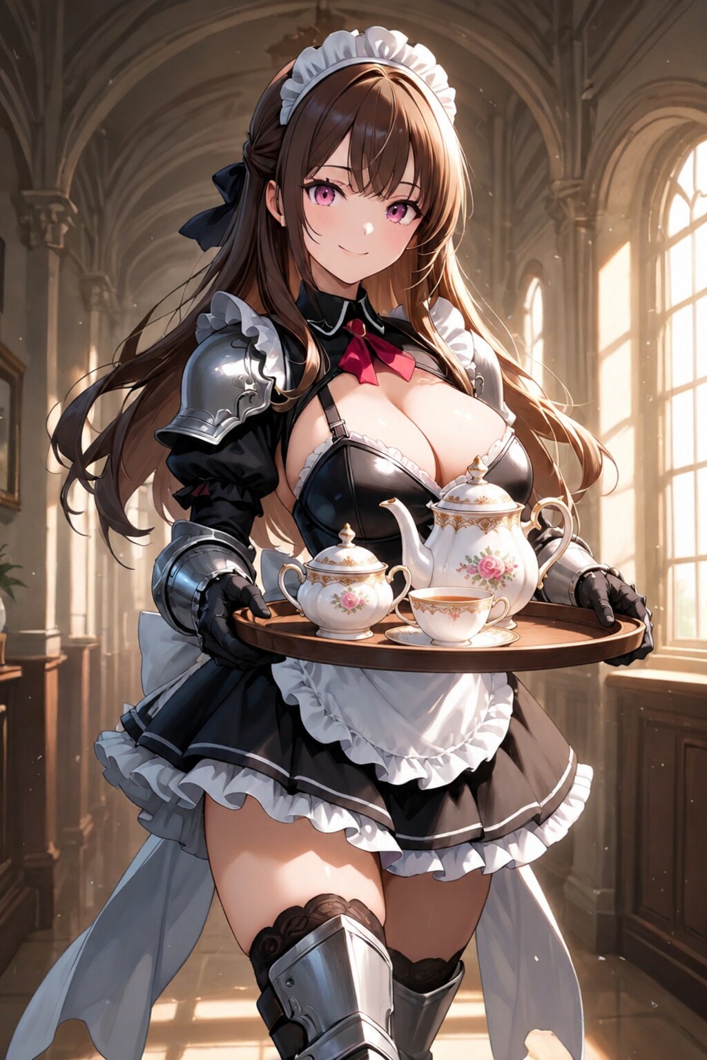 お茶をお持ちしました