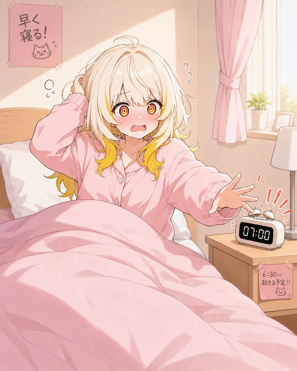 6:30に起きるはずが。。。