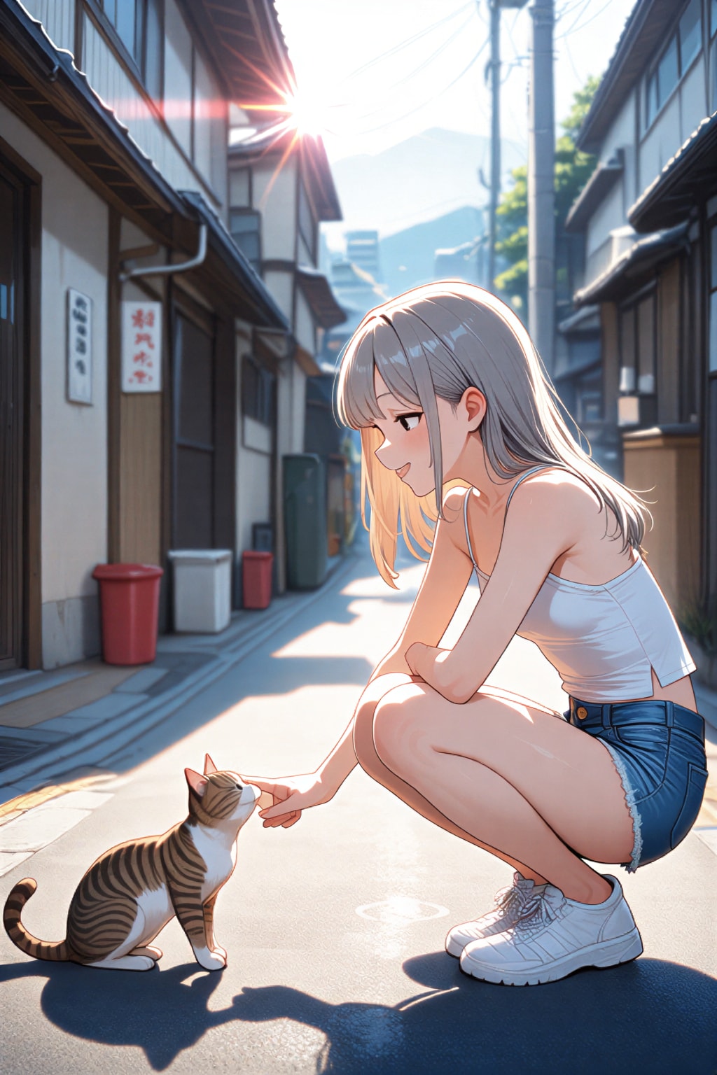 君は私と遊んでくれるんだ・・