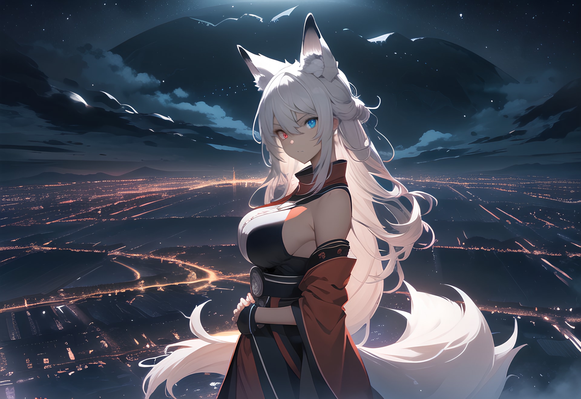 夜景デート | の人気AIイラスト・グラビア