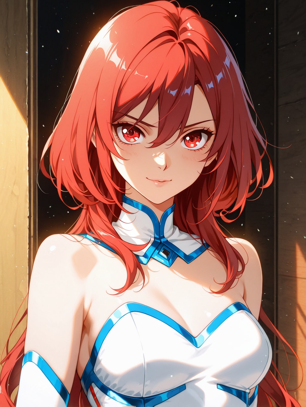 キリっとしたアニメ美女