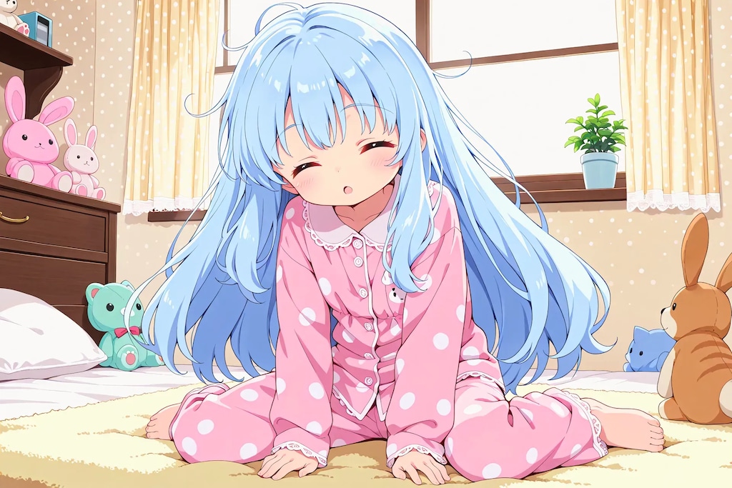 Zzz・・・おはよ・・・