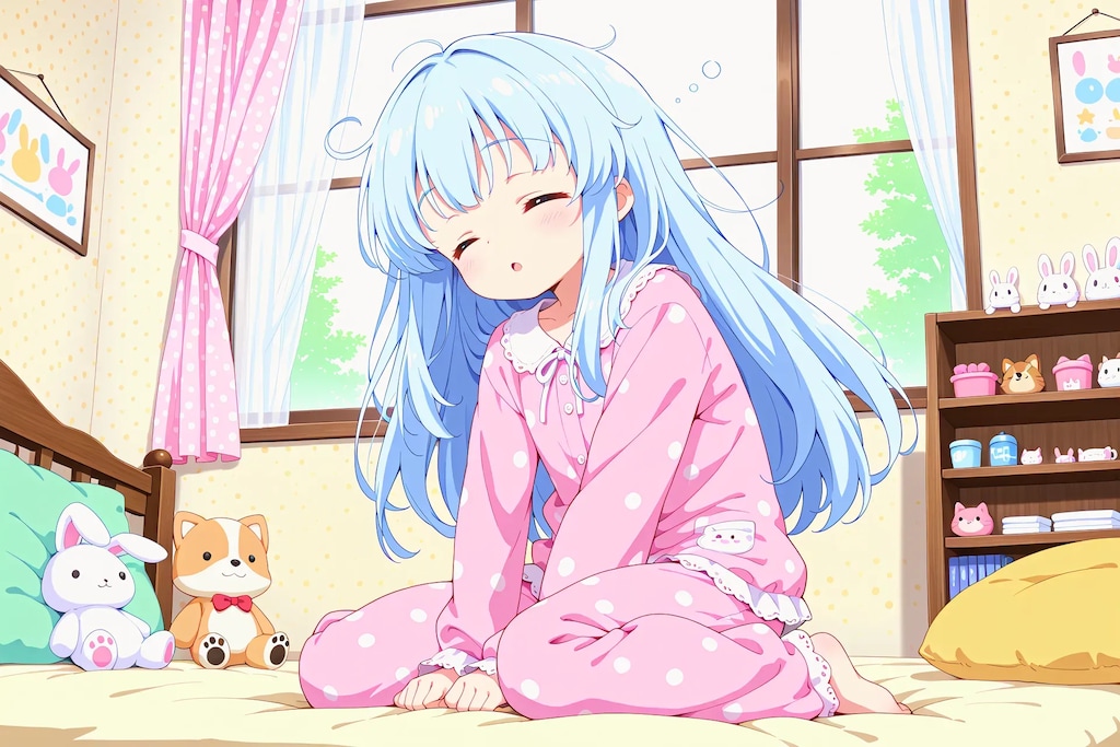 Zzz・・・おはよ・・・