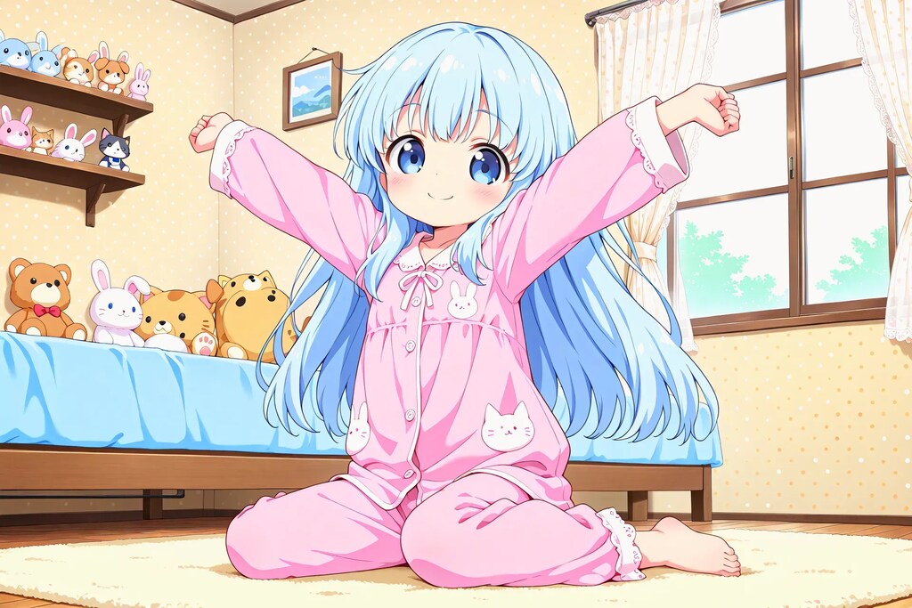 Zzz・・・おはよ・・・