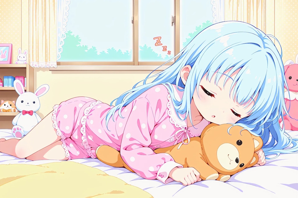 Zzz・・・おはよ・・・
