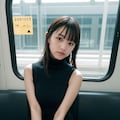 【12枚】電車に乗るお姉さん 8枚目