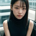 【12枚】電車に乗るお姉さん 5枚目