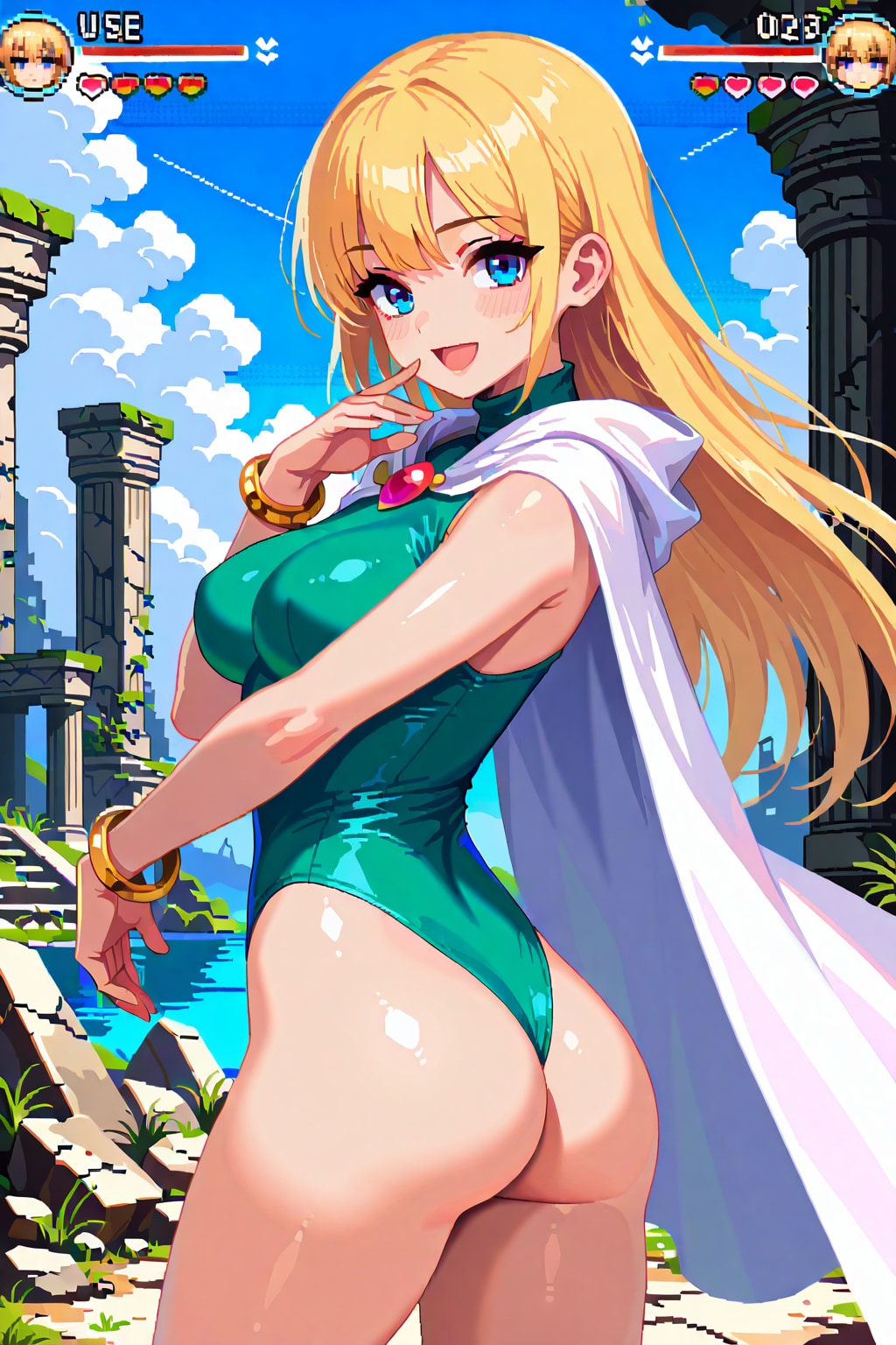 59_ツンデレ緑レオタード将軍ゲーム化2-4