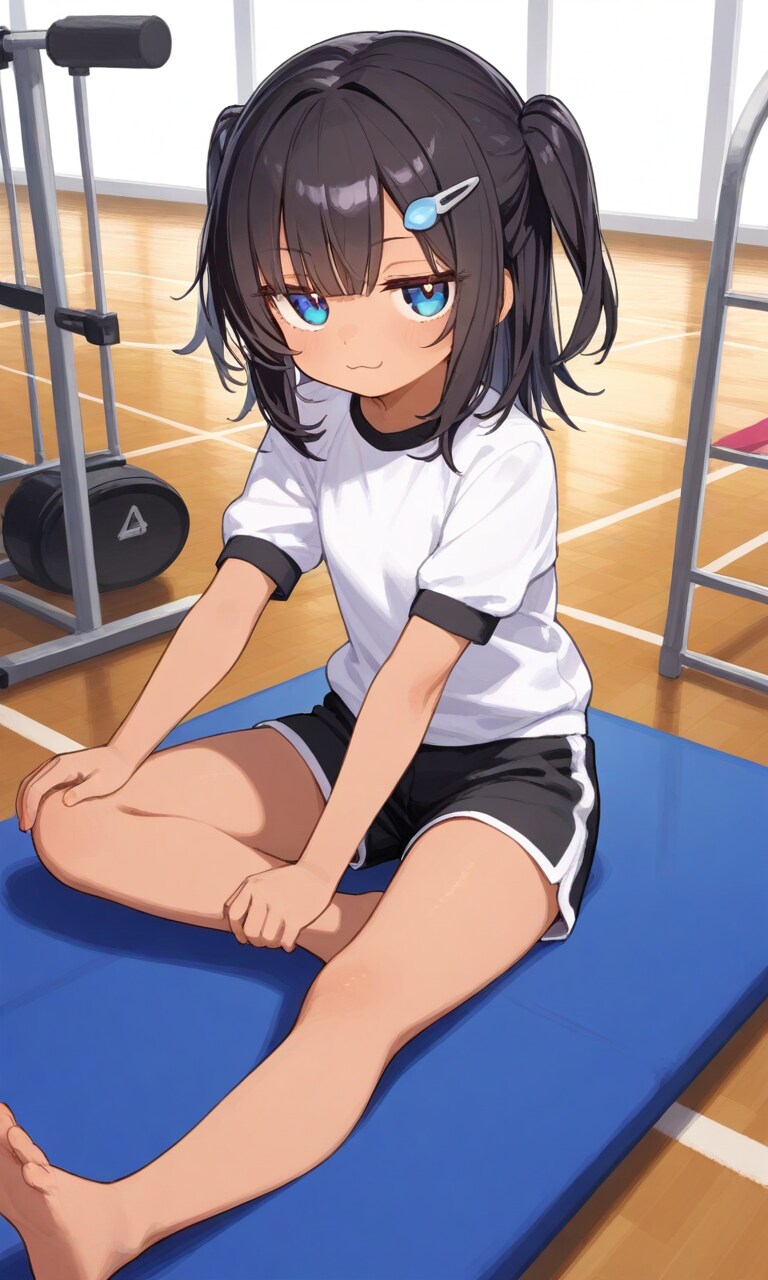 足のストレッチ
