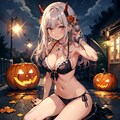 ハロウィンの悪魔っ子251826 2枚目
