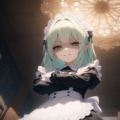お怒りのメイドさん 2枚目