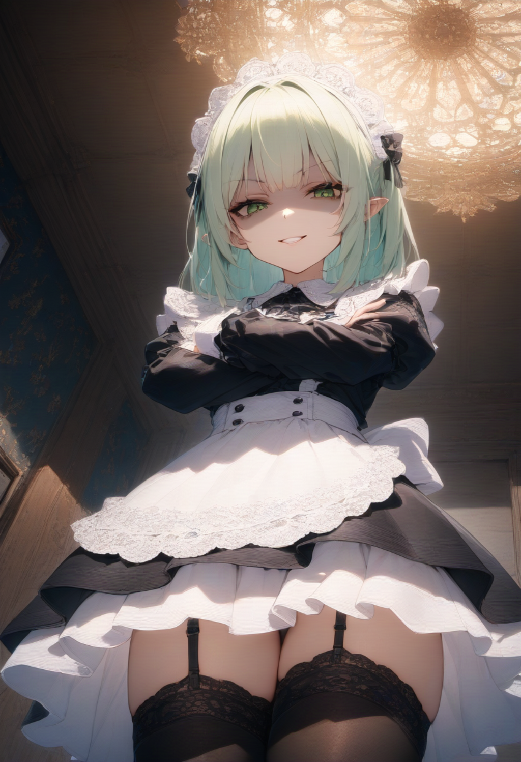 お怒りのメイドさん