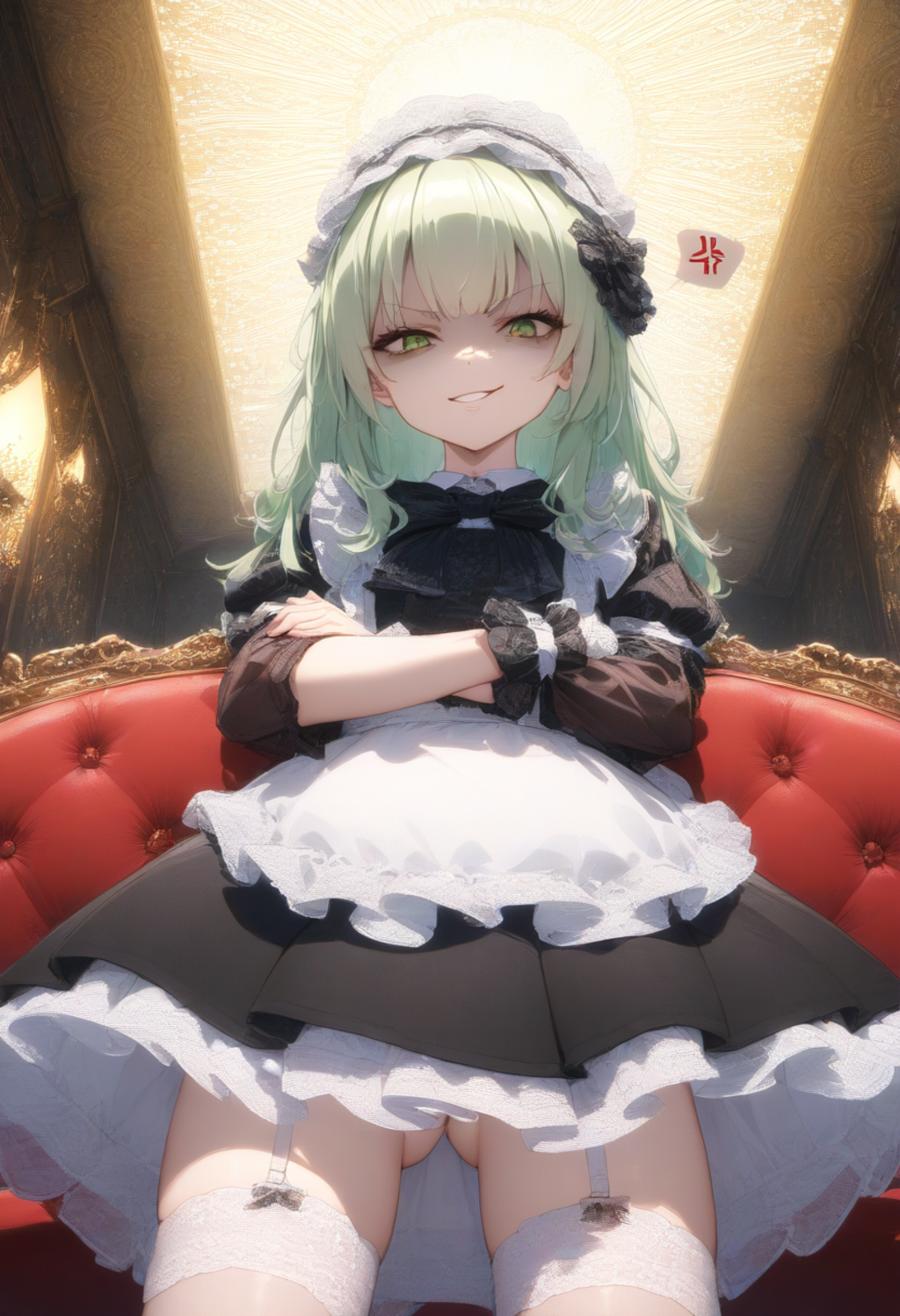 お怒りのメイドさん