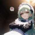 お怒りのメイドさん 3枚目
