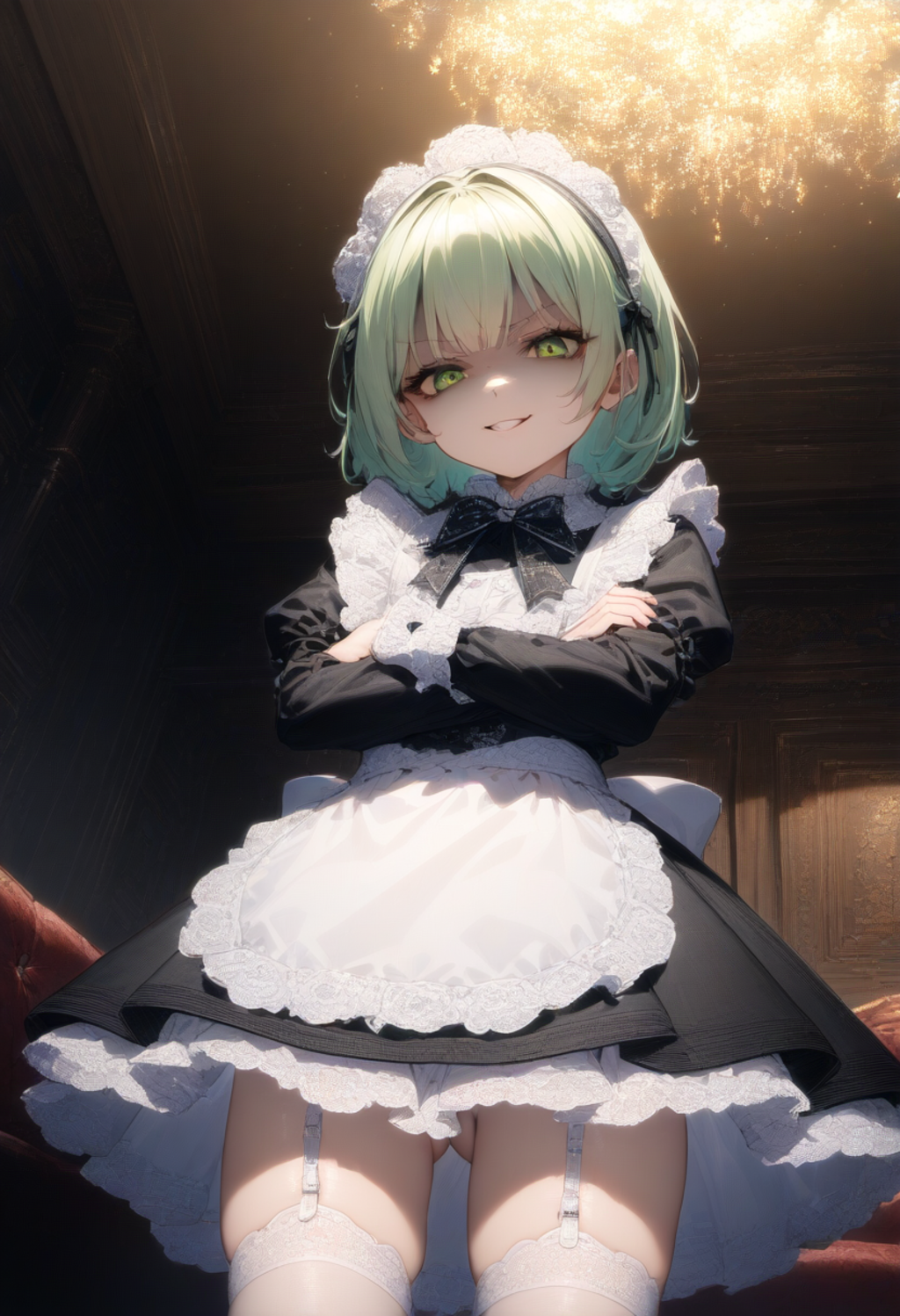 お怒りのメイドさん