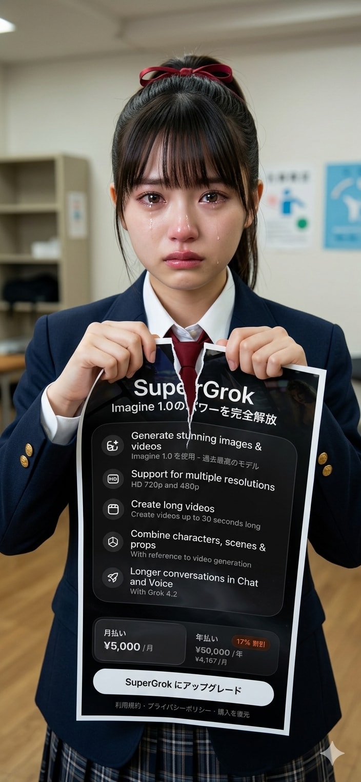 悲しみのGrok無課金勢