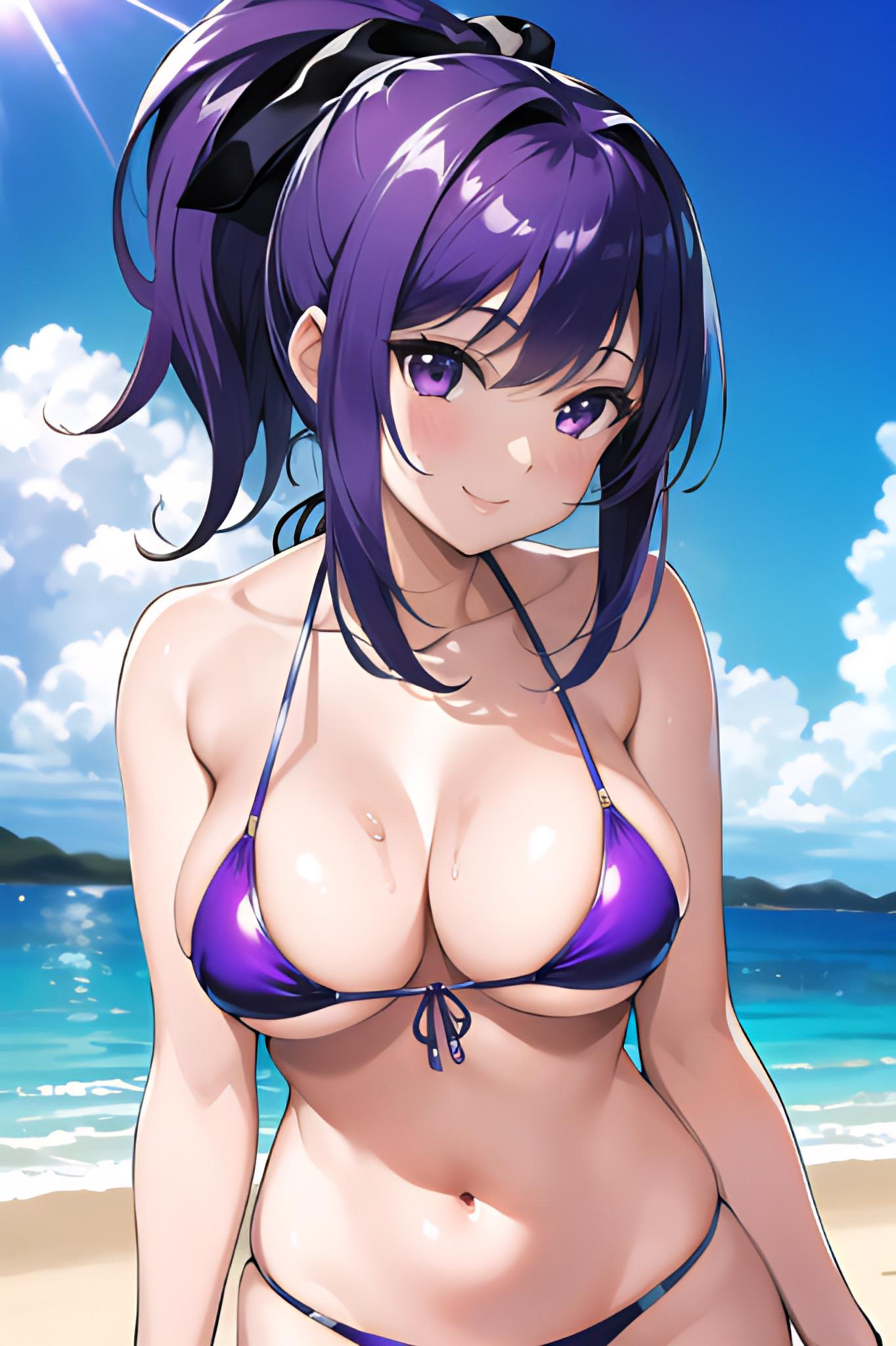 慰安旅行水着選手権「これは汗だぞ。何と間違えたんだ？」@アイドル「ルナ」