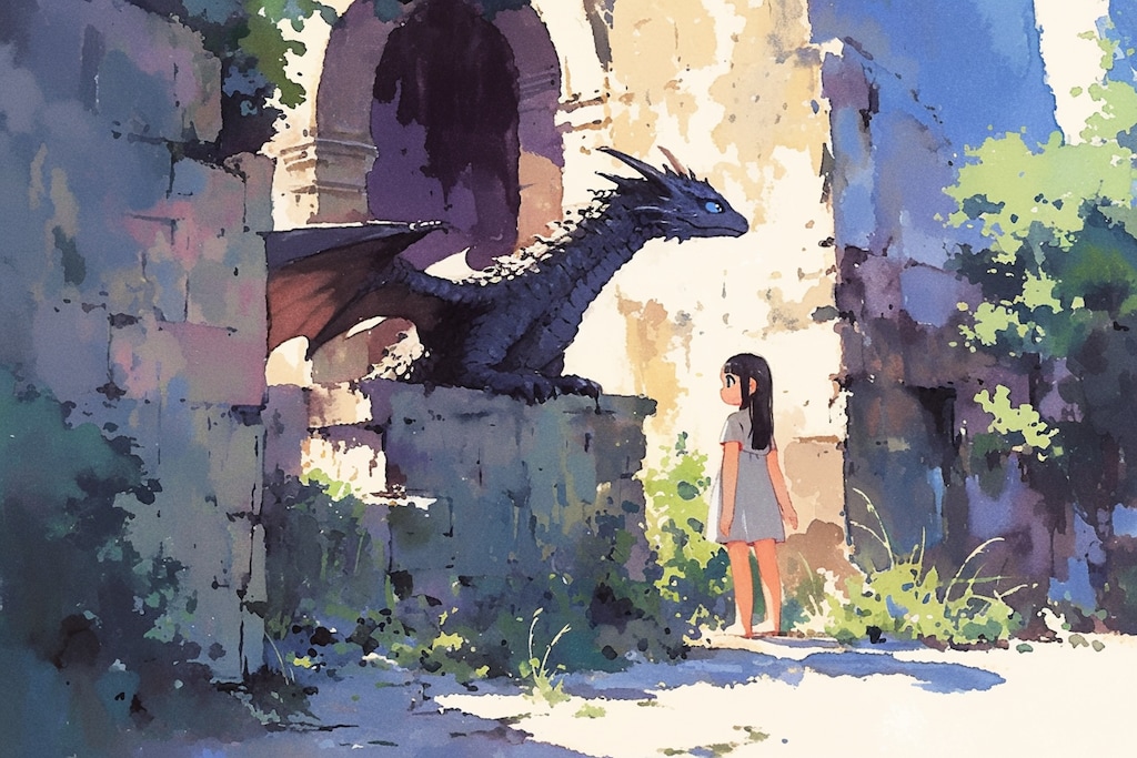 ドラゴンと少女（竜騎士）175