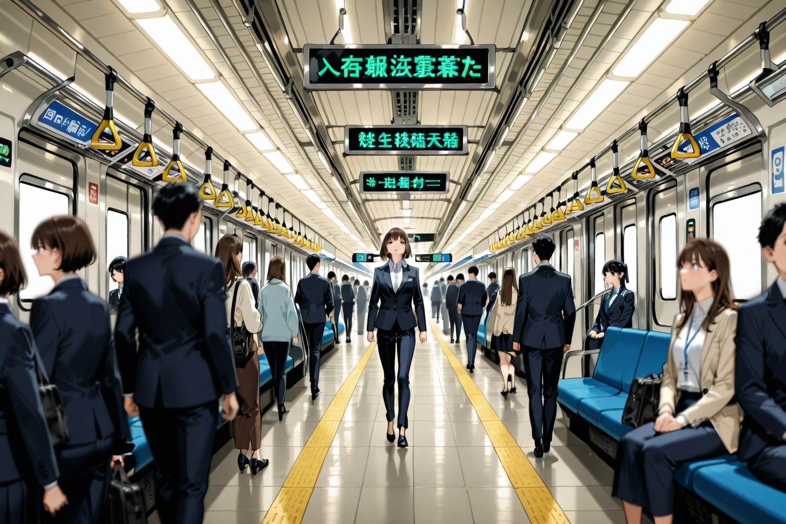 １初出勤 | の人気AIイラスト・グラビア