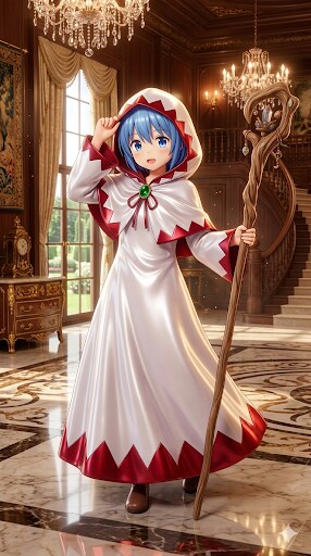 ハヤテのごとく　綾崎ハヤテ女装　白魔道士
