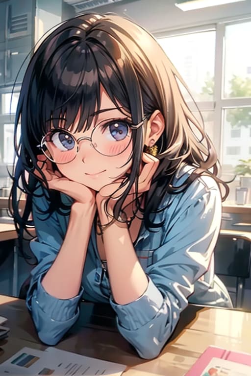 今日の眼鏡っ娘 | の人気AIイラスト・グラビア