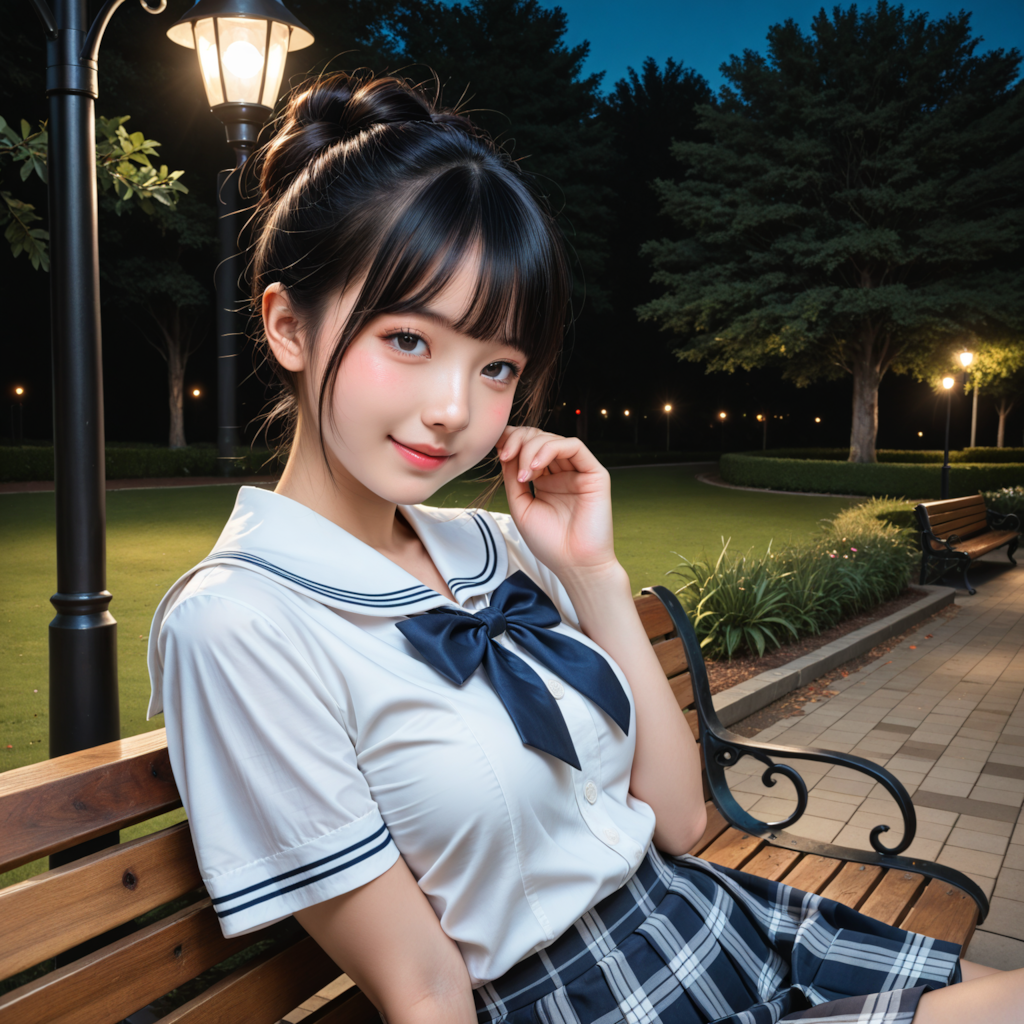 夜の公園