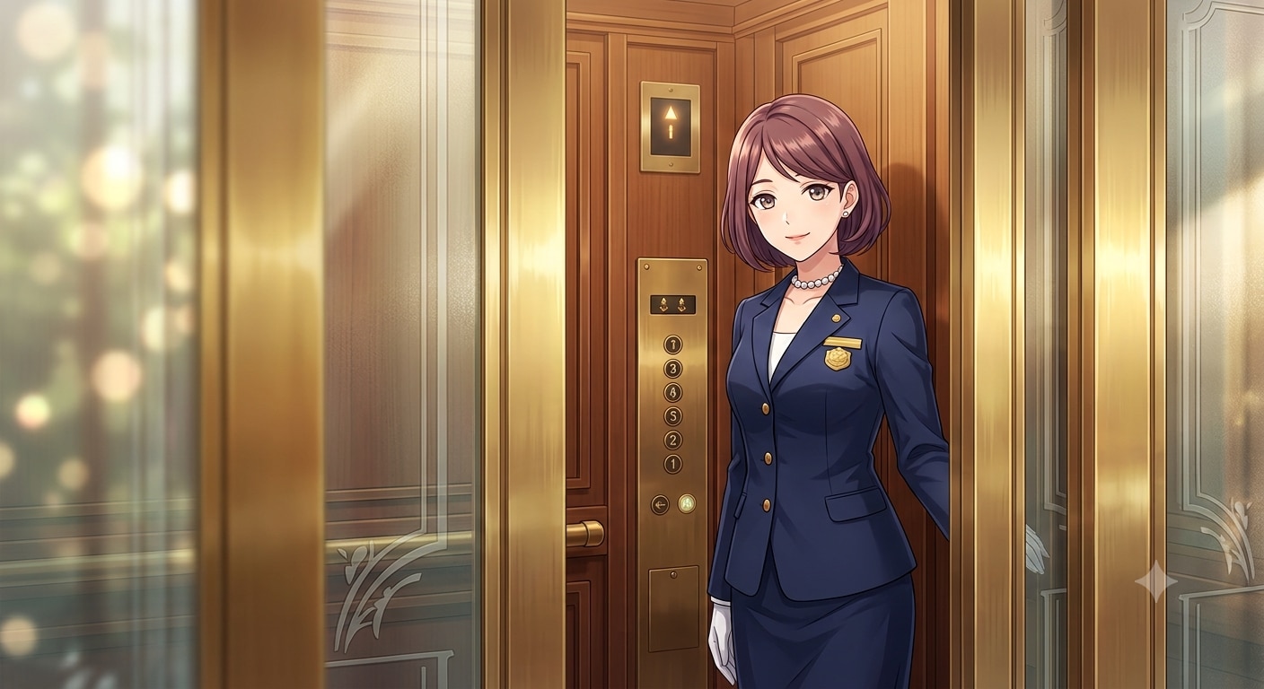 「上へ参ります。」