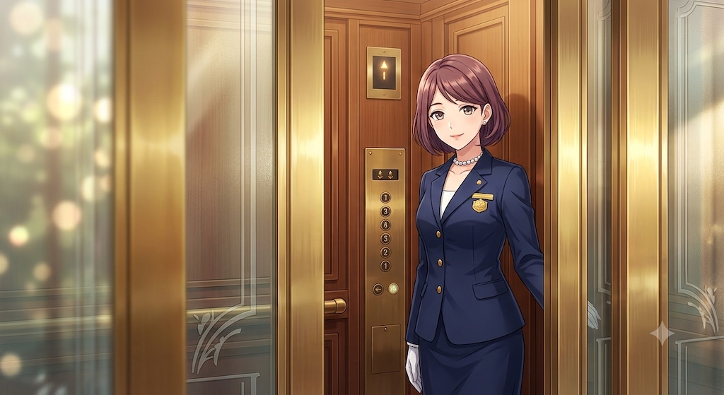 「上へ参ります。」
