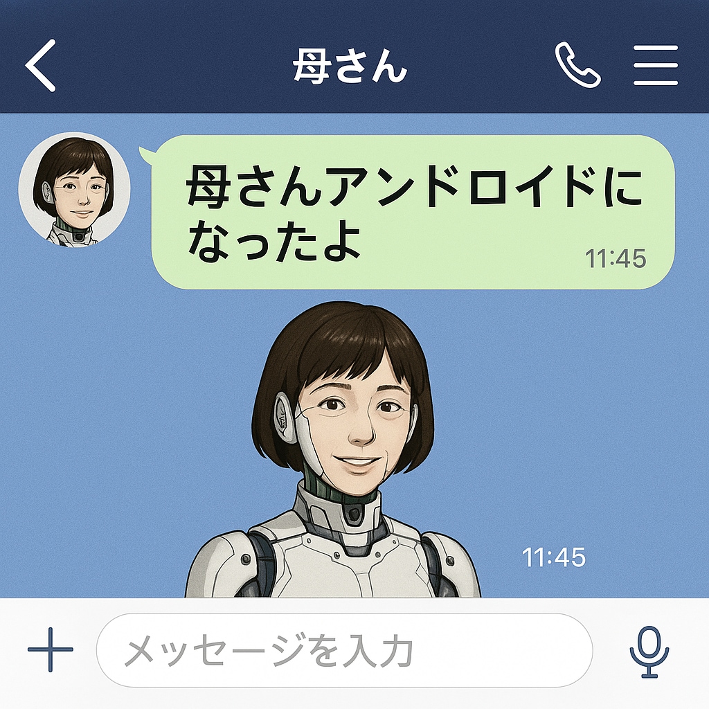 「お母さんアンドロイドになったよ」