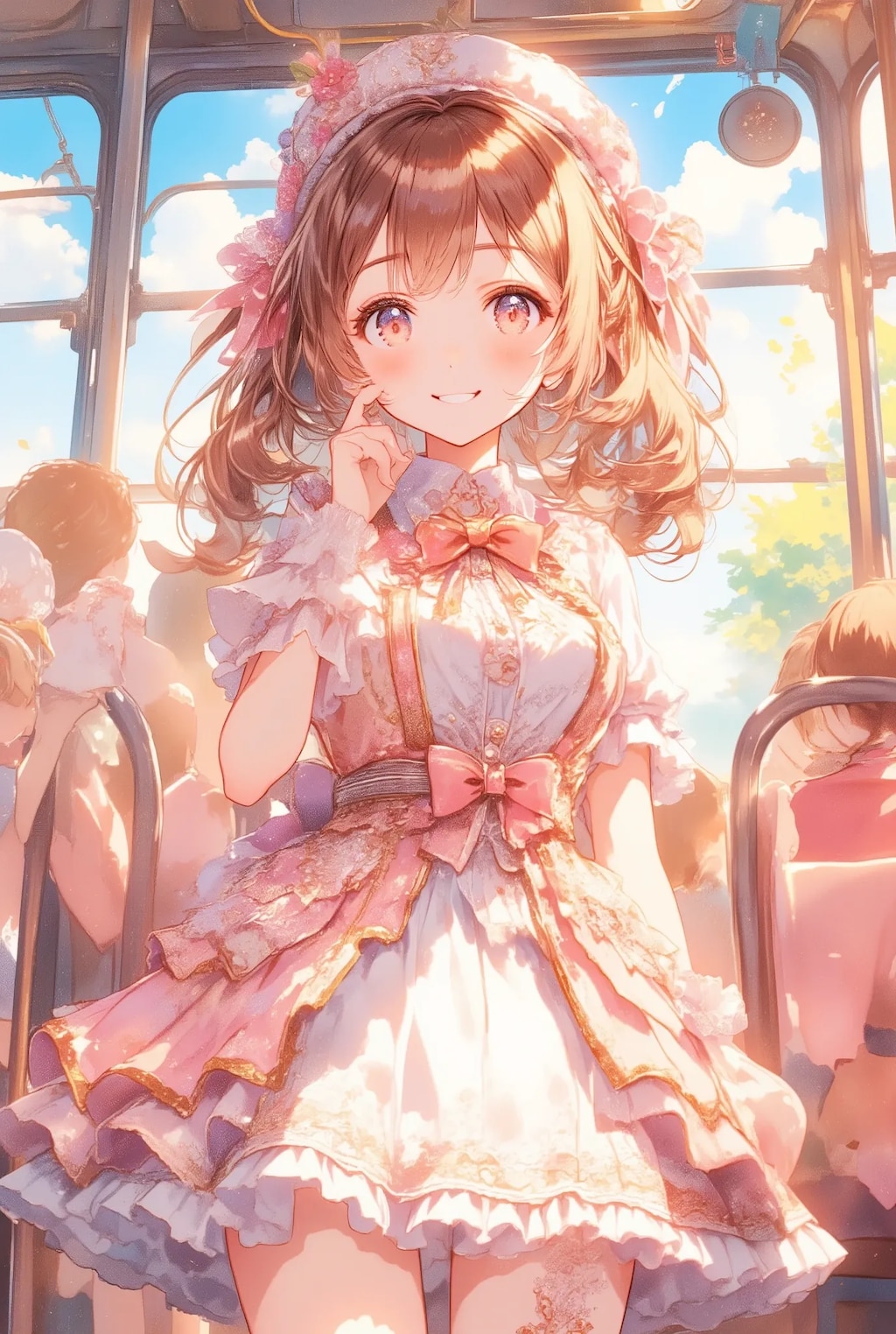 フリフリバスガイドさん