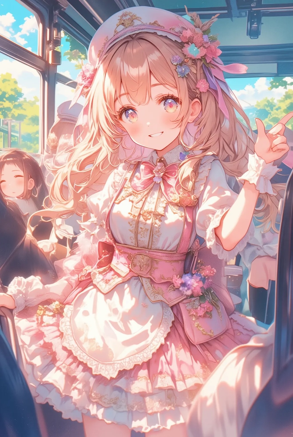 フリフリバスガイドさん