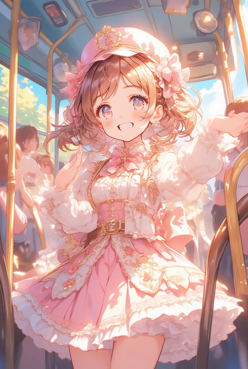 フリフリバスガイドさん