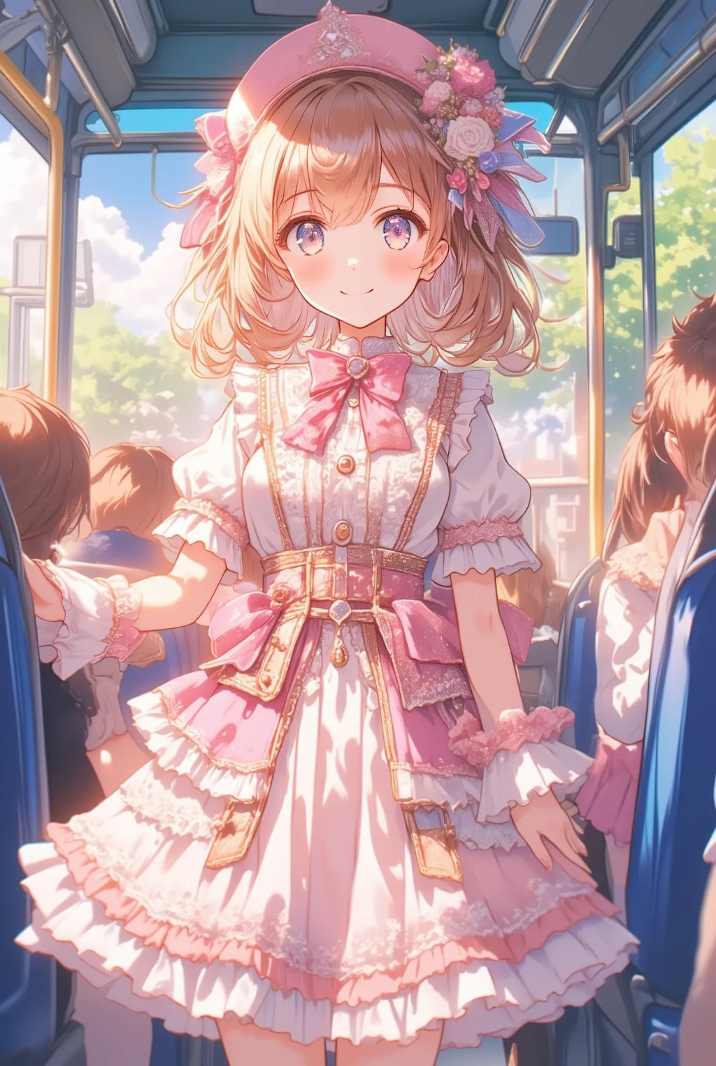 フリフリバスガイドさん