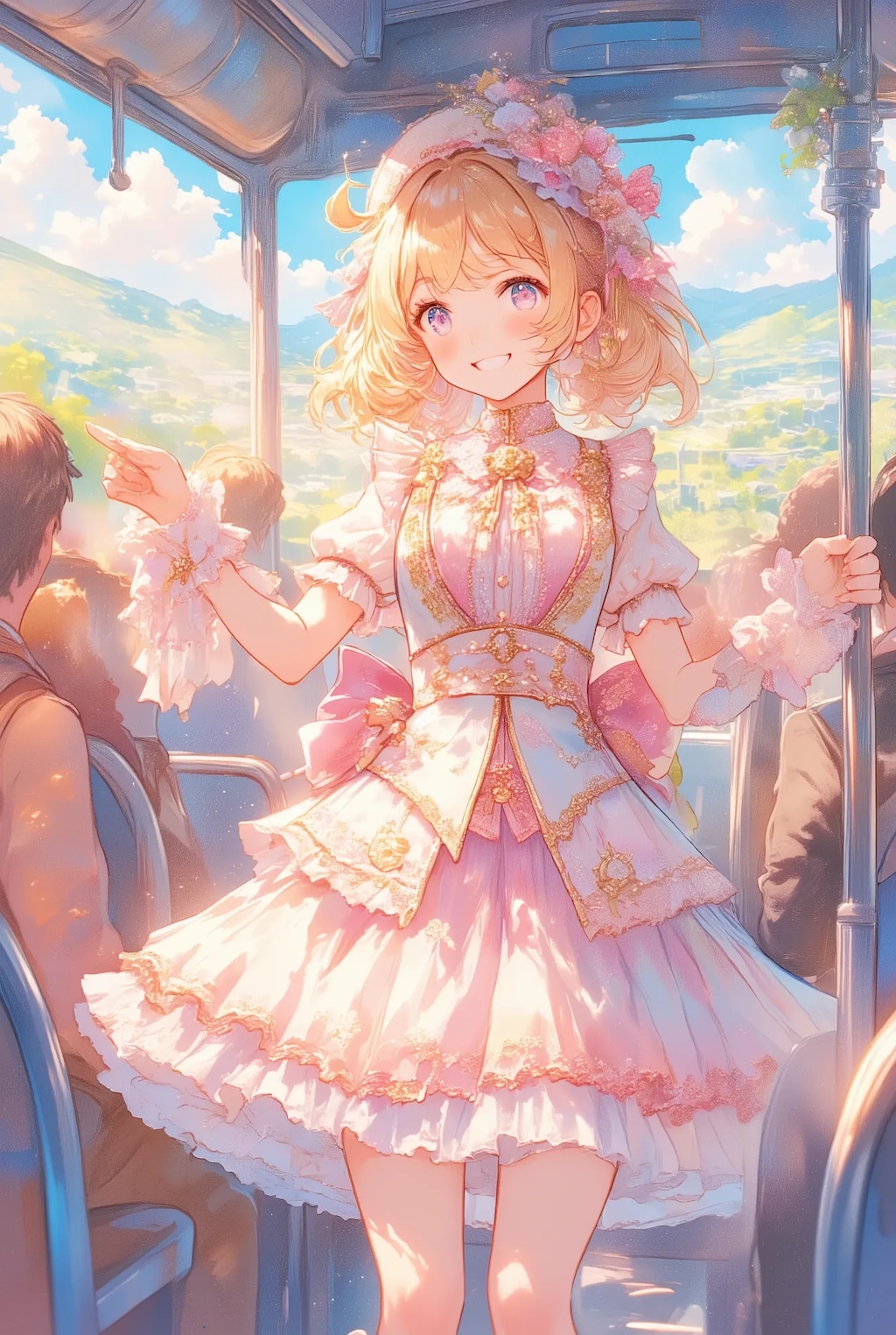 フリフリバスガイドさん