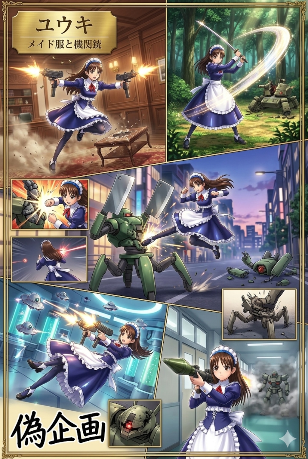 THEメイド服と機関銃　ユウキ