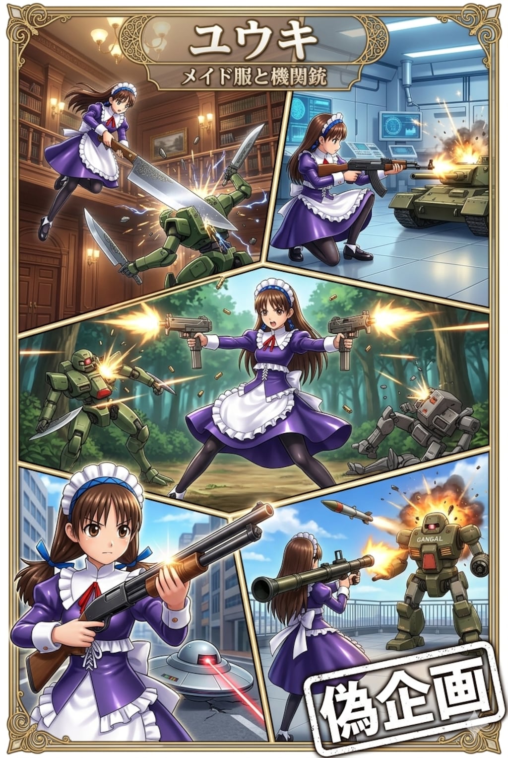 THEメイド服と機関銃　ユウキ