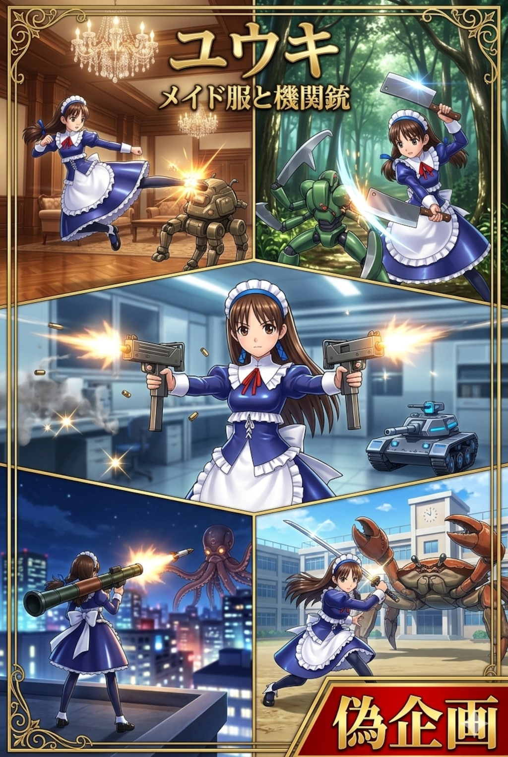 THEメイド服と機関銃　ユウキ