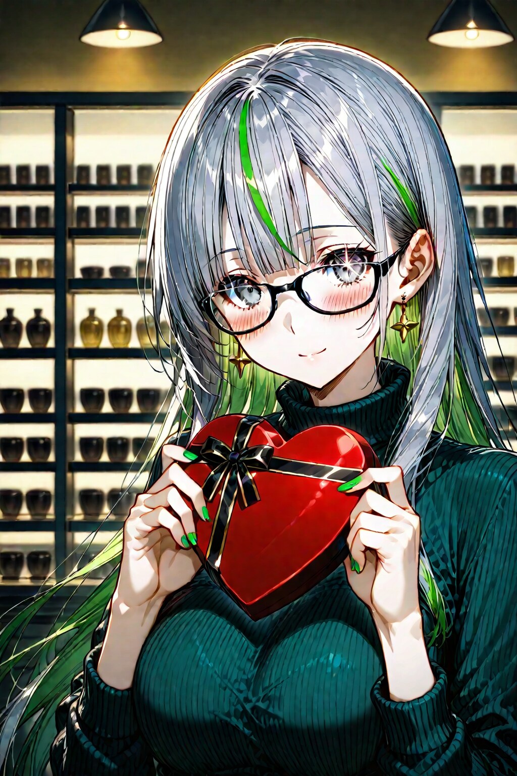 メガネ女子からのチョコレート