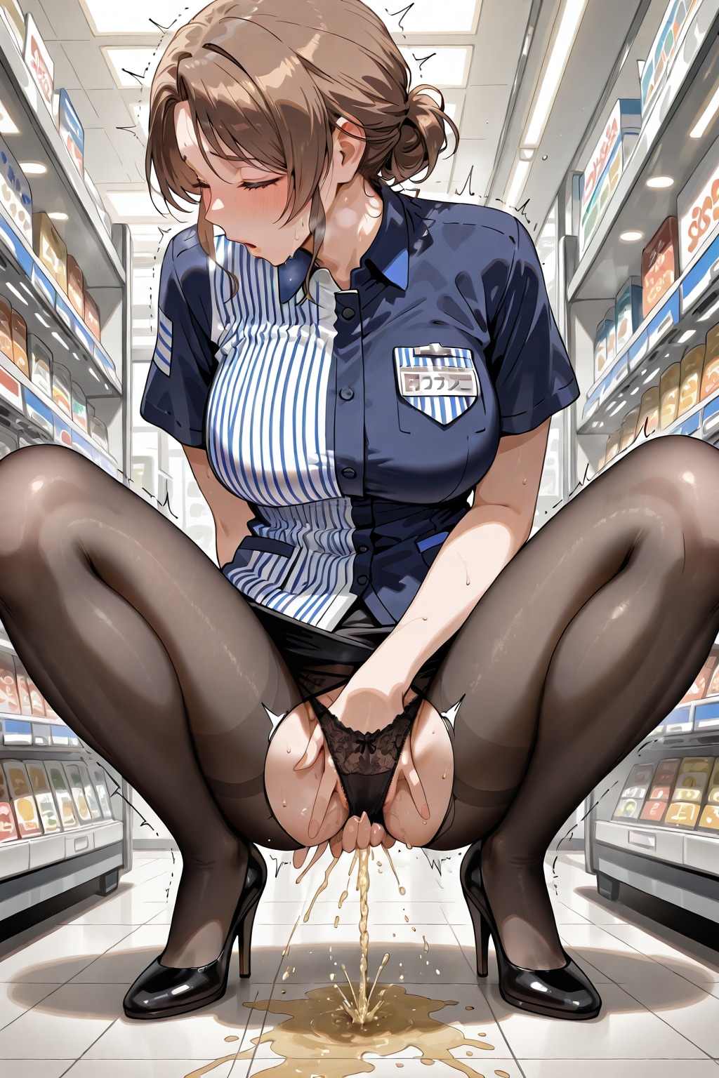 人妻お姉さん　コンビニ2