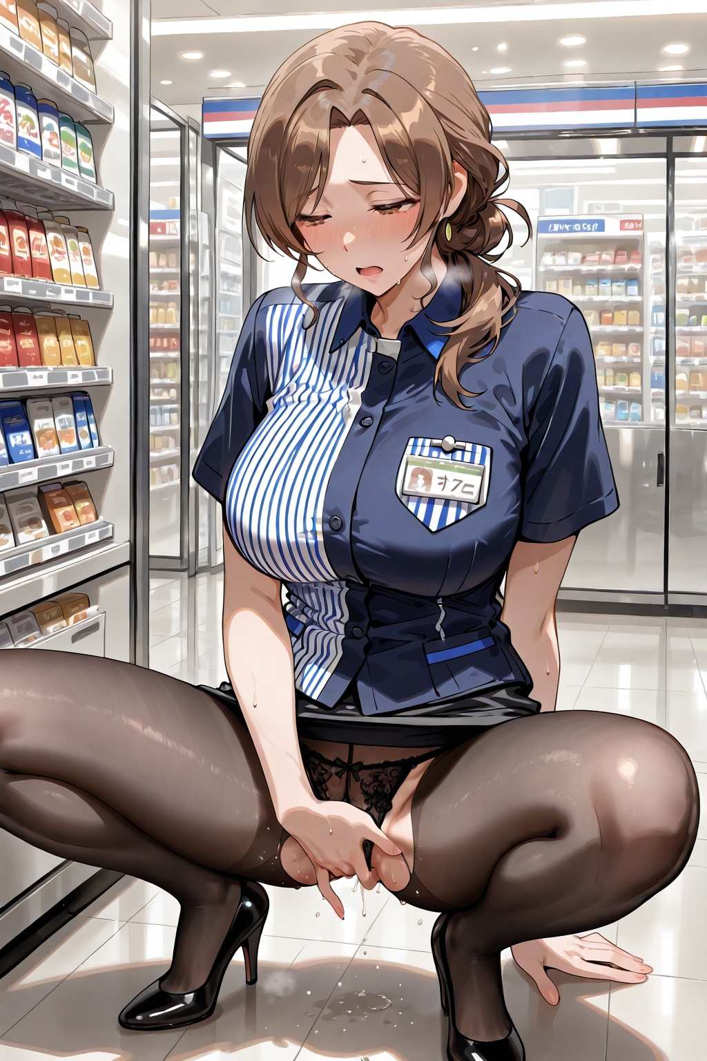 人妻お姉さん　コンビニ2