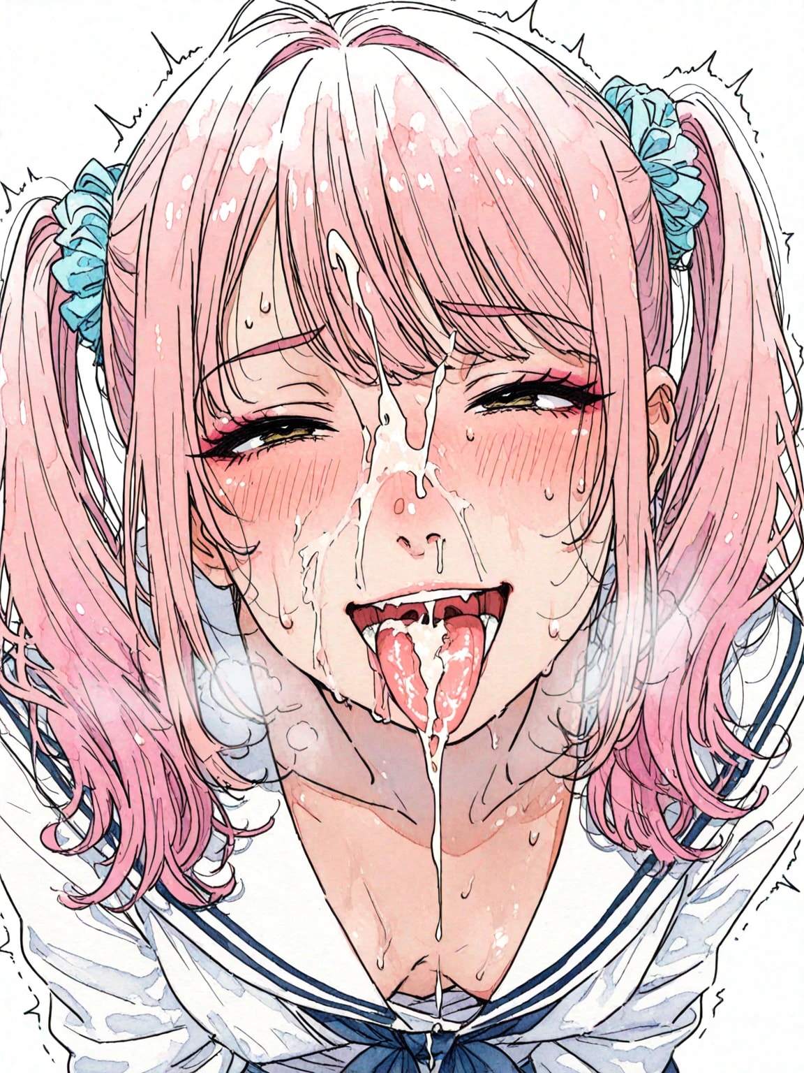 …汗かいた