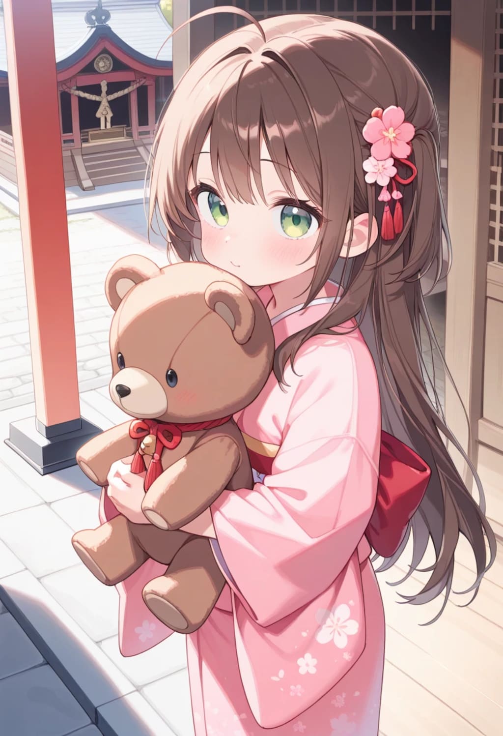 ピンクの着物2☆