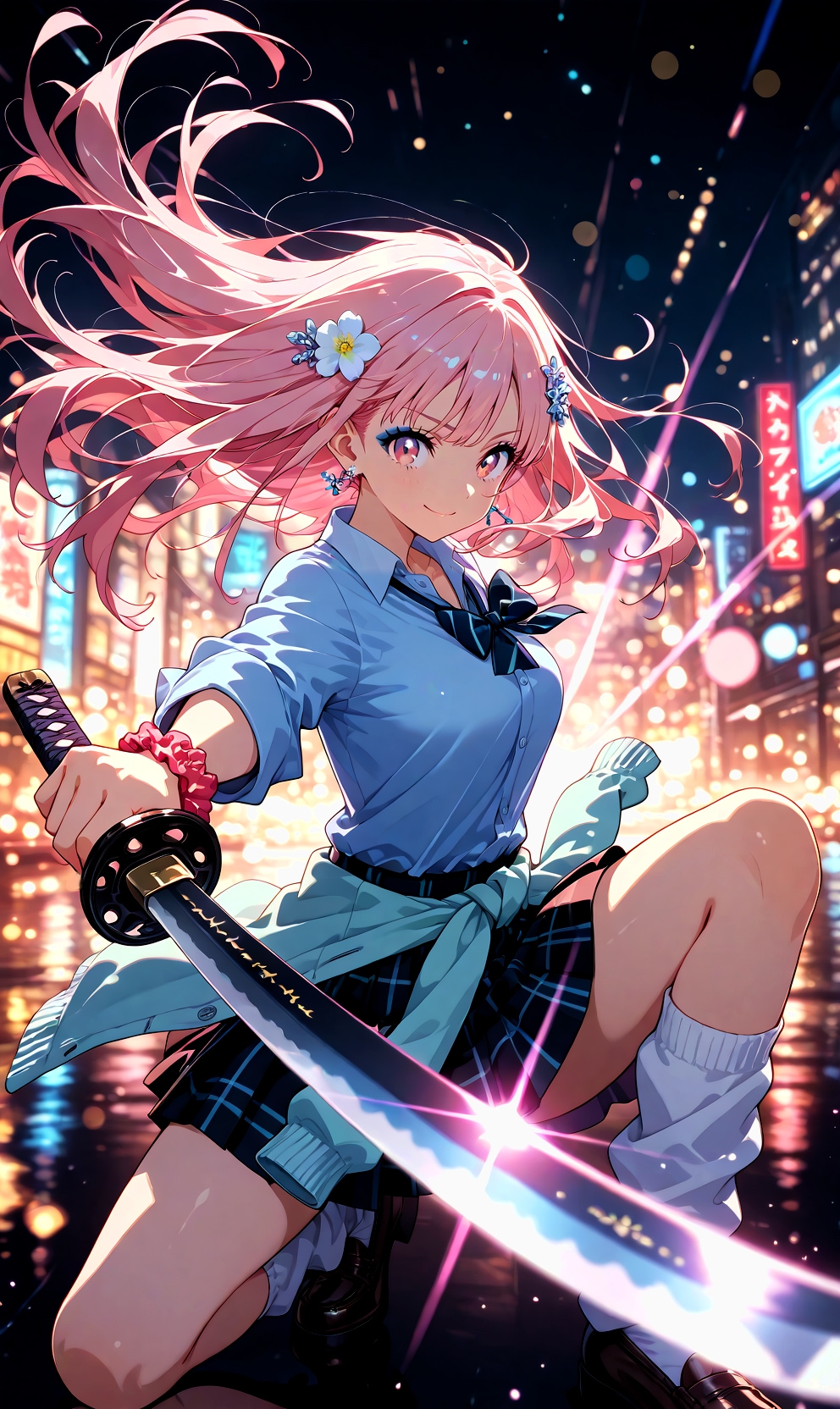 ギャル✕刀 | の人気AIイラスト・グラビア