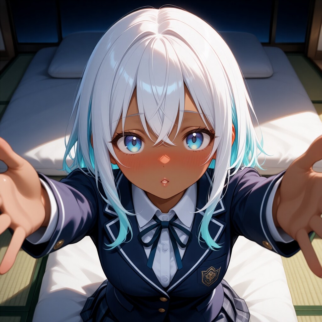 前　褐色白髪人魚姫