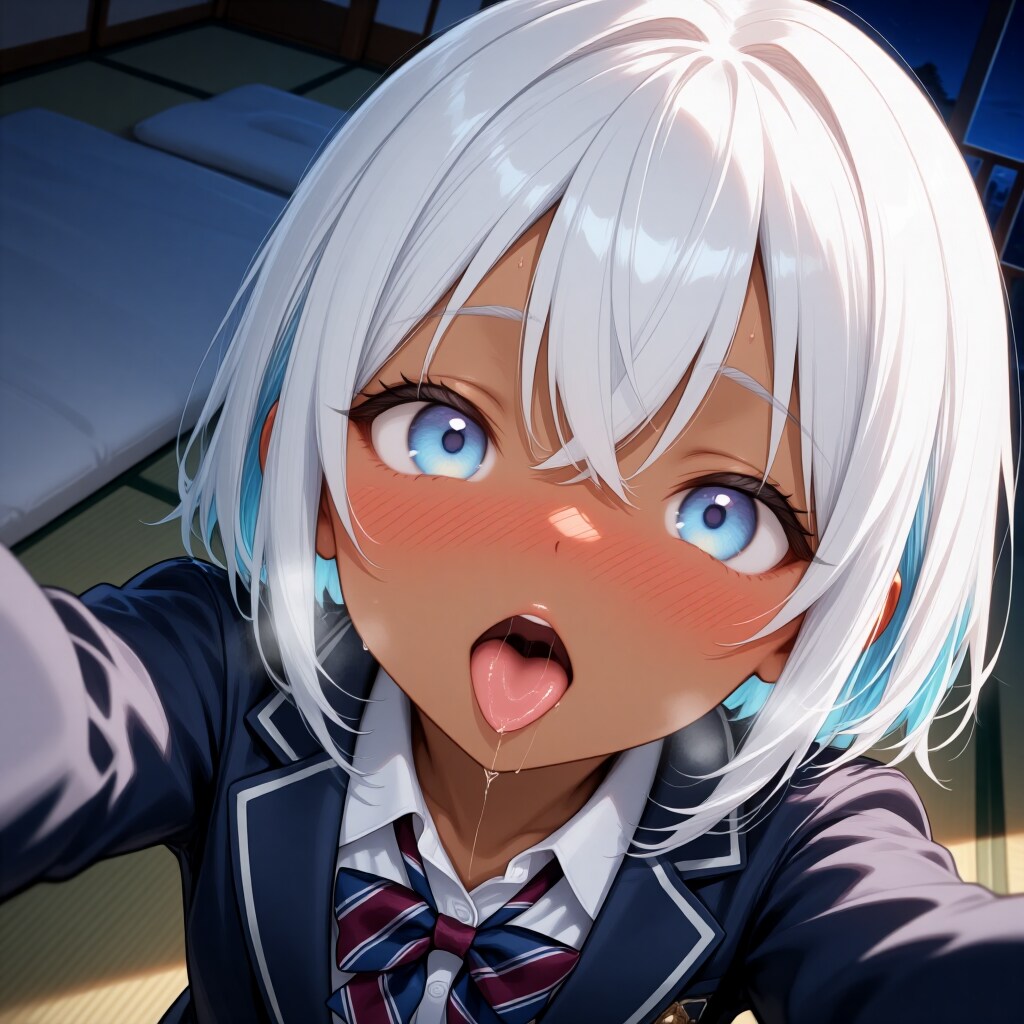 前　褐色白髪人魚姫