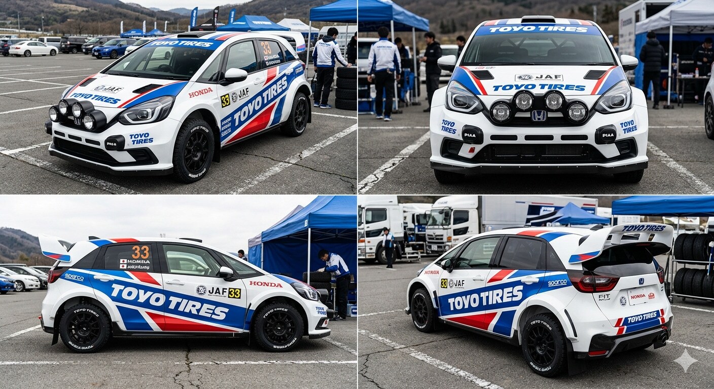 トーヨータイヤフィットラリーカー