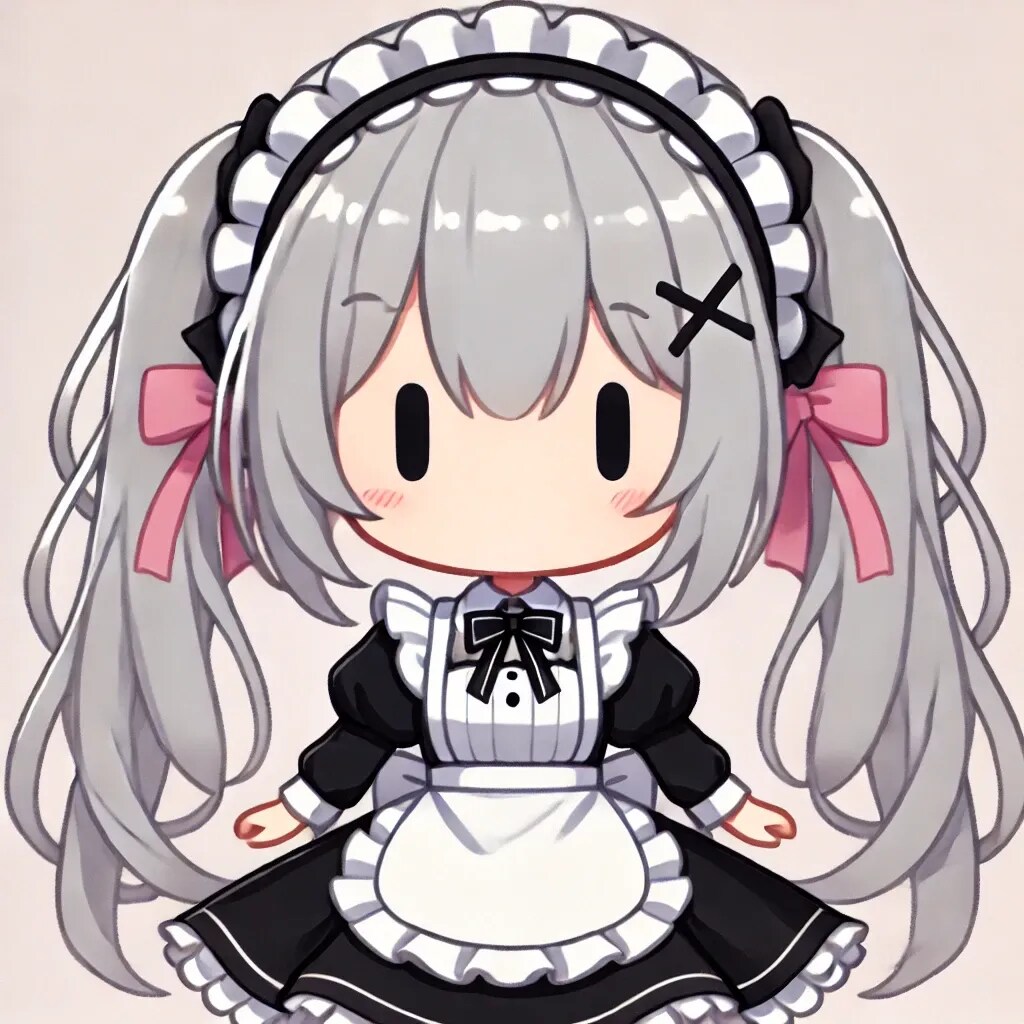 DALL·E 3版チビメイドさん